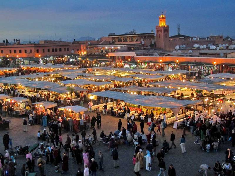 Morocco Tour, Djemaa el Fna, Marrakech