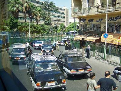 Cairo Traffic Chaos, Cairo Shore Excursion
