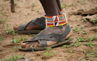 Maasai Car Tire Sandals, Amboseli Safari
