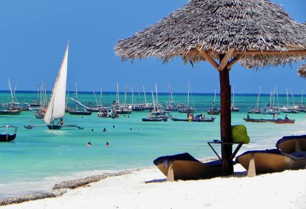 Nungwi Beach view from Double Tree Hilton, Visit Zanzibar Tour