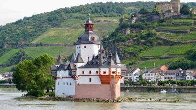 River Cruising, Rhine River, Pfalzgrafenstein Castle
