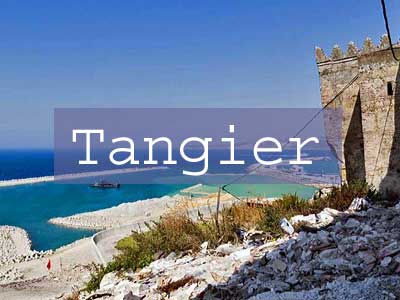 Tangier Page Title, Tangier Bay, Kasbah