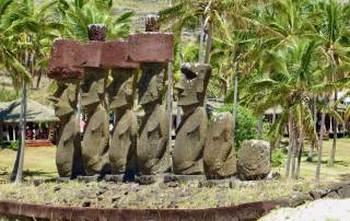 Ahu Nau Nau, Anakena Beach, Easter Island Shore Excursion