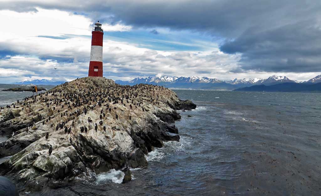 Les Eclaireurs Lighthouse at the End of the World, Beagle Channel Cruise