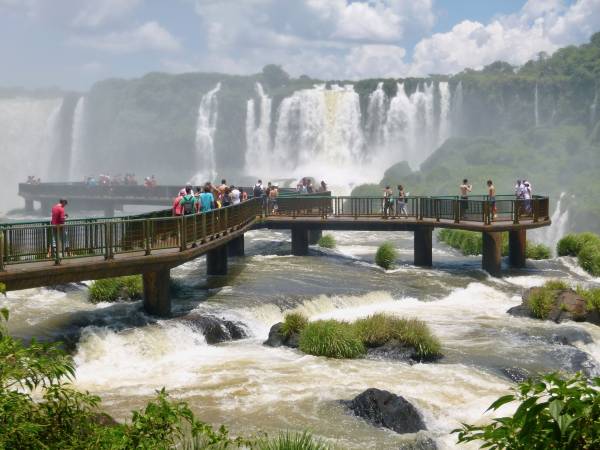 Viewing Platform, Brazil Side, Iguaçu Falls Brazil Visit