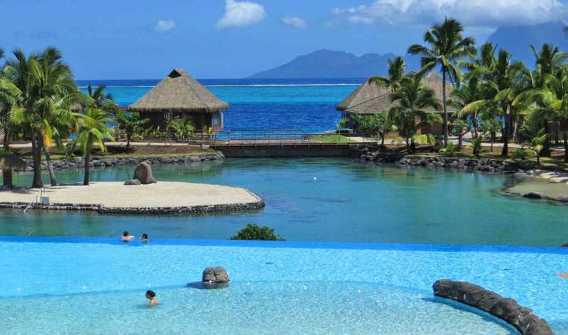 InterContinental Tahiti, Infinity Pool and Lagoon, Visit Tahiti