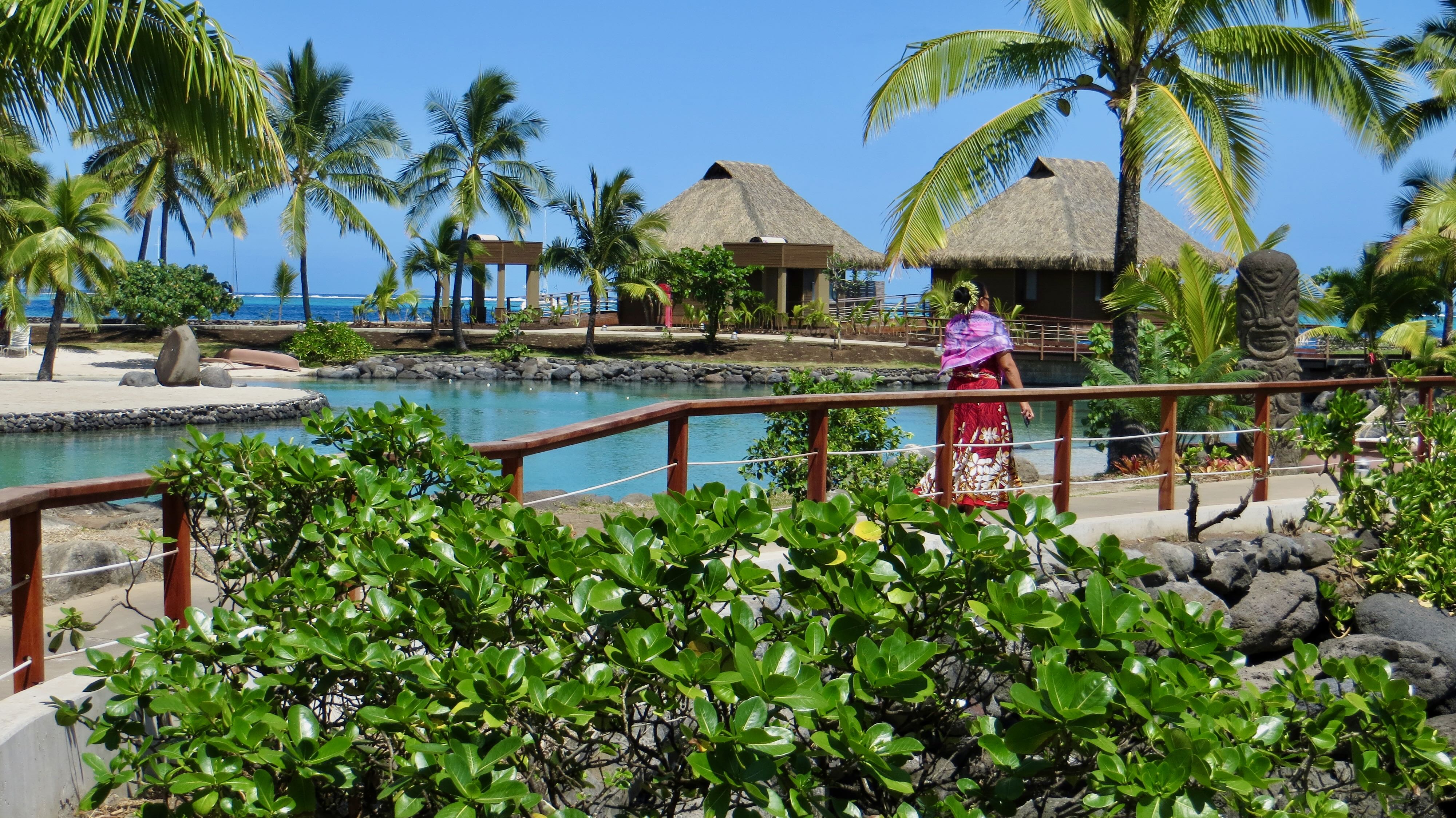 InterContinental Tahiti Review, Pathway to Overwater Bungalows