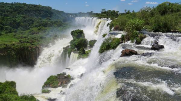 Salto Mbigua Waterfall, Iguazú Falls Argentina Visit