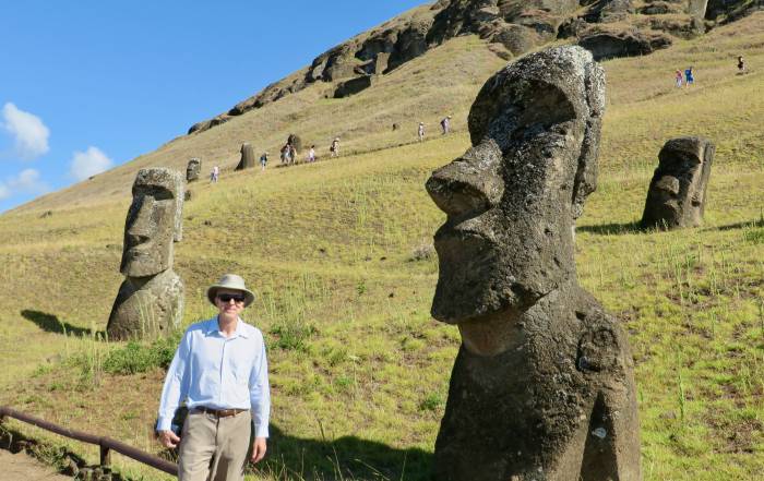 Tim, Rano Raraku Quarry, Easter Island Shore Excursion
