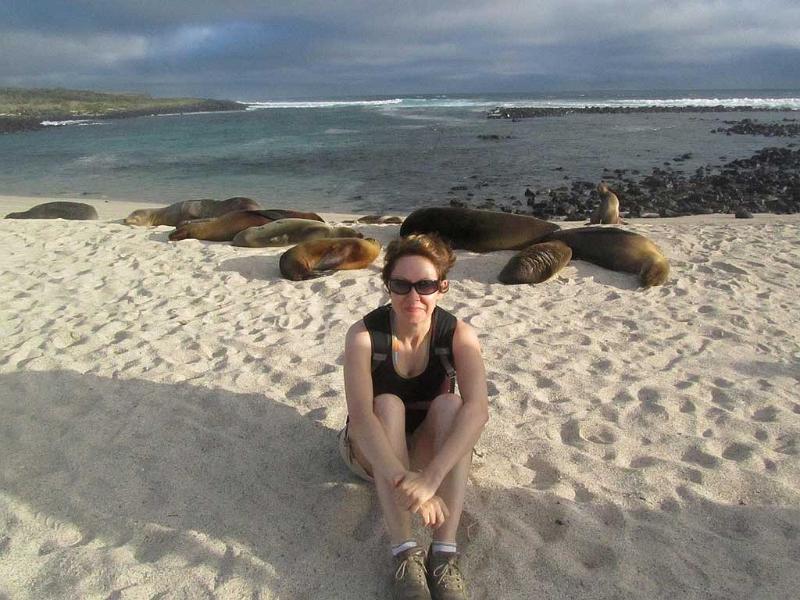 Tracie, La Loberia, Galapagos Sea Lions, Galápagos Land Based Tour