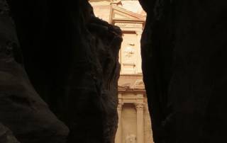 Treasury from Siq, Visit Petra
