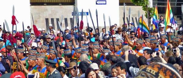 Inti Raymi Festival Warrior Procession