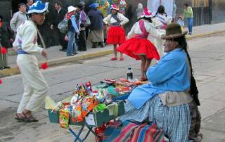 Parade Route Vendor, Altitude Sickness in Puno