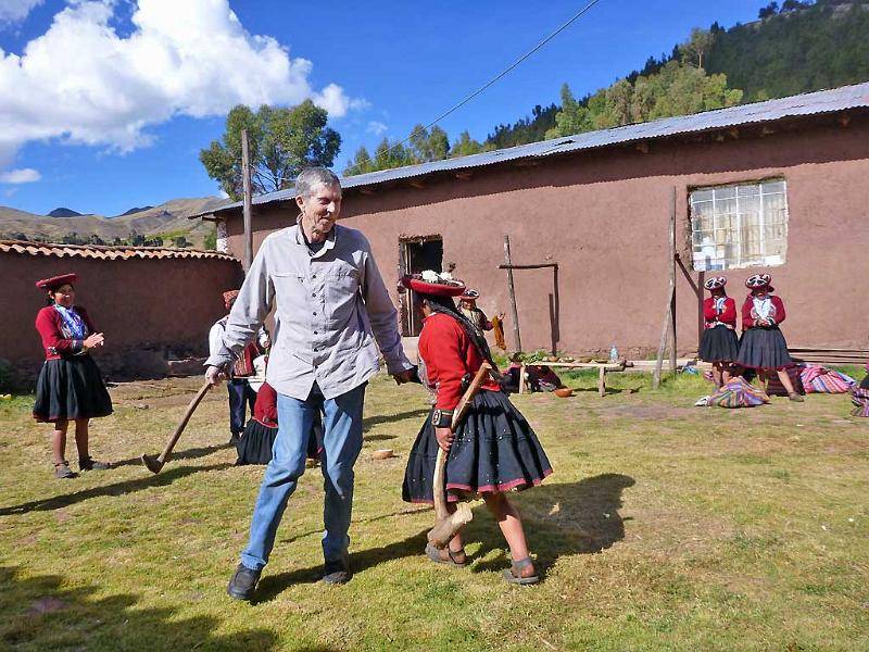 Post Game Celebration, Chinchero Community Visit