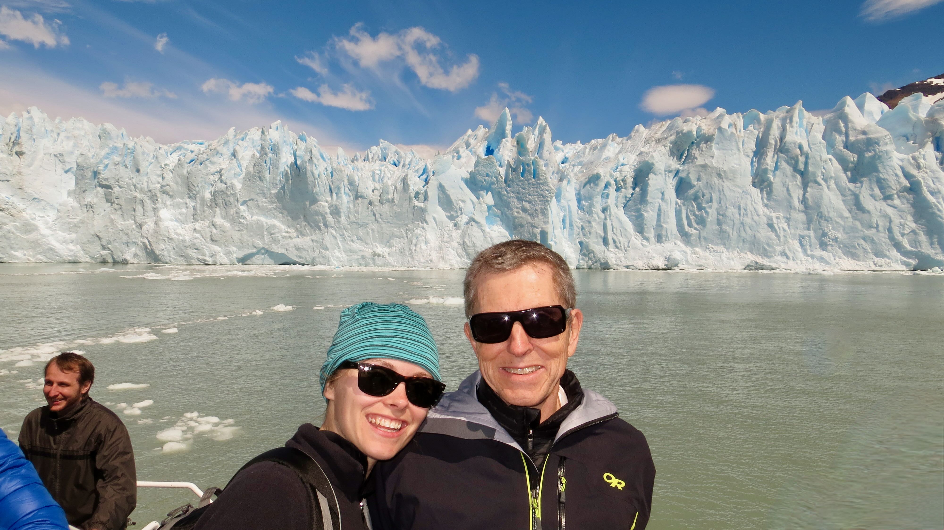 Kathryn, Tim, Boat Cruise, Perito Moreno Glacier Tour