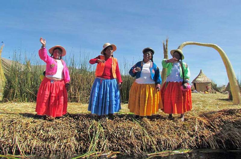 Uros Islands Greeting, Uros Islands Tour