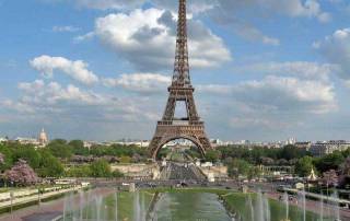Eiffel Tower from Jardins du Trocadero, Paris Visit