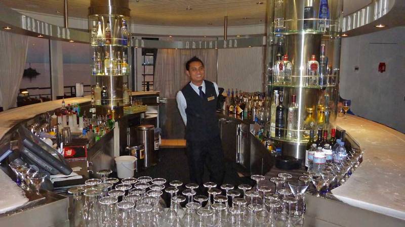 Martini Ice Bar, Celebrity Infinity Tour