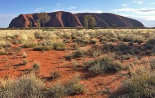 Uluru Stands out from Plains, Visit Red Centre