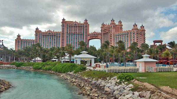 Atlantis Bridge Suite, View from Ocean Side, Nassau, Visit the Bahamas