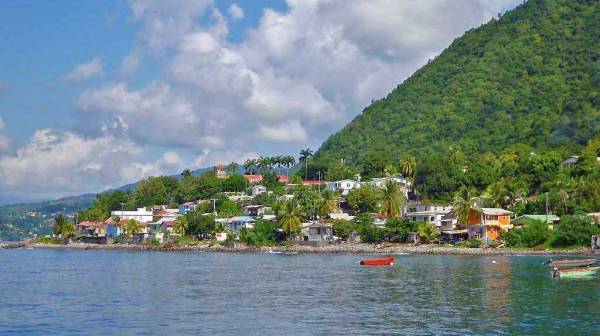 Pointe Michel, Champagne Reef Snorkel, Dominica Coast Line