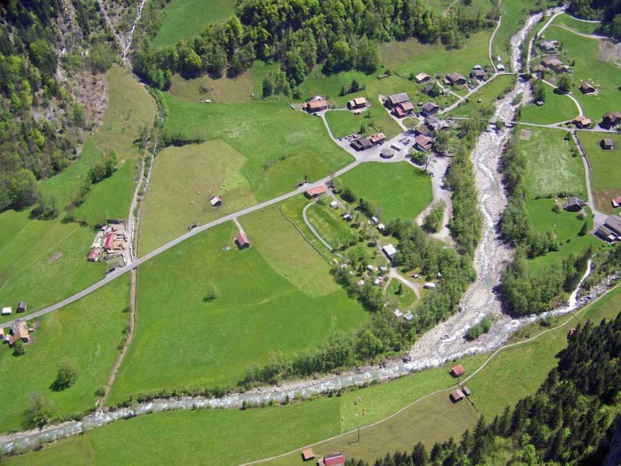 Lauterbrunnen Valley, Gimmelwald Gondola View, Visit Interlaken, Switzerland