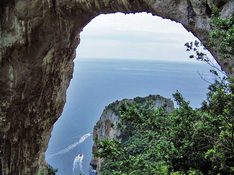 Natural Arch, Arco Naturale, Capri Self Guided Tour