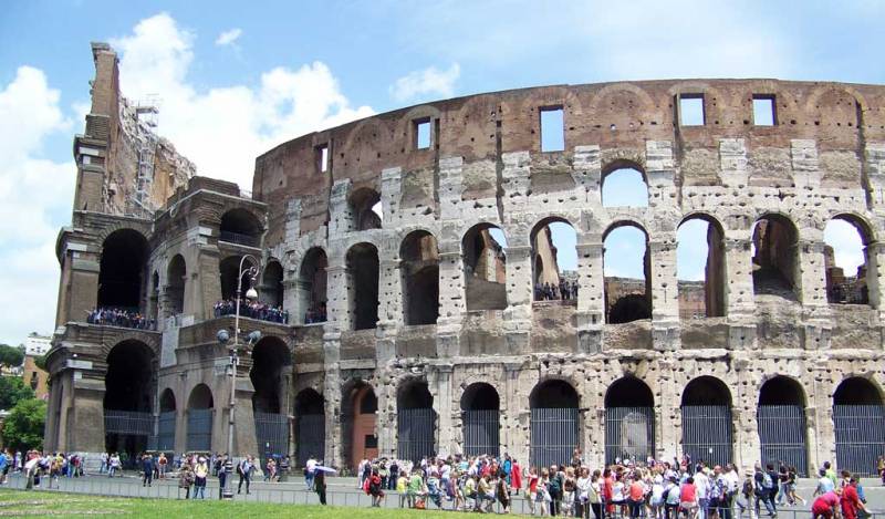 Colosseum Ruins Exterior, Two Days in Rome