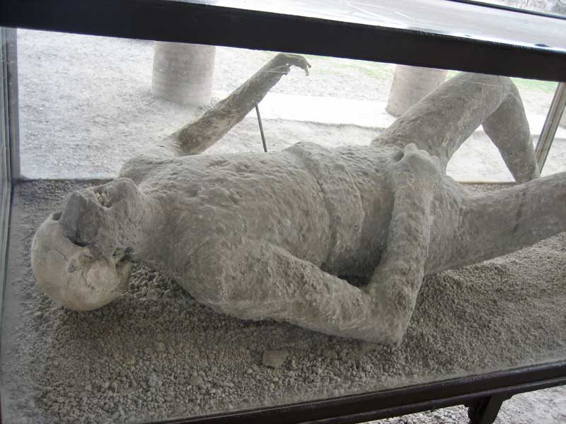 Human Plaster Cast Remains, Pompeii Day Trip