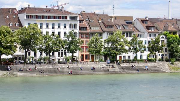 Kleinbasel, Rhine River Bank, Visit Basel