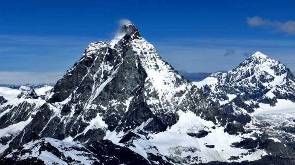 Matterhorn viewed from 12,000 feet, Visit Zermatt