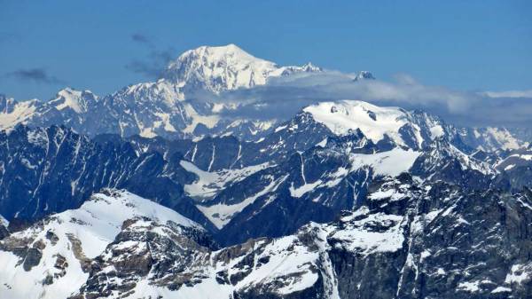 Mont Blanc from Matterhorn Glacier Paradise, Visit Zermatt