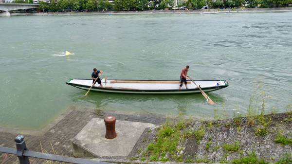 Paddling on the Rhine River, Visit Basel