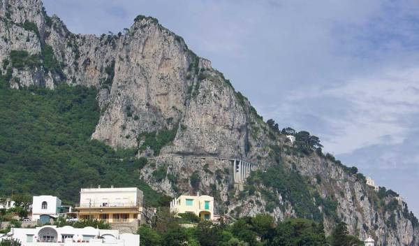 Road to Anacapri Cut into Mountain Side, Visit Capri