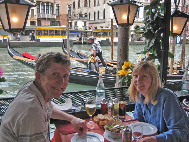 Seafood, Grand Canal, Venice Self Guided Tour, Italy