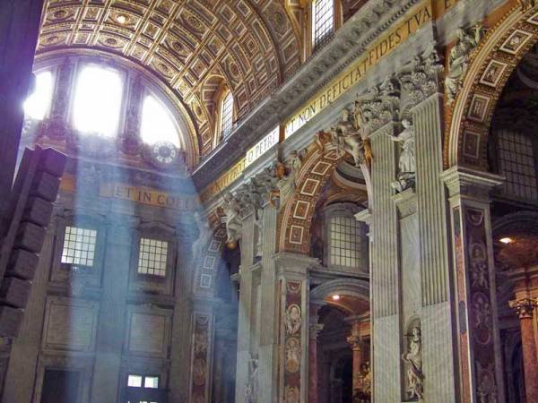 St Peter's Basilica Interior, Two Days in Rome