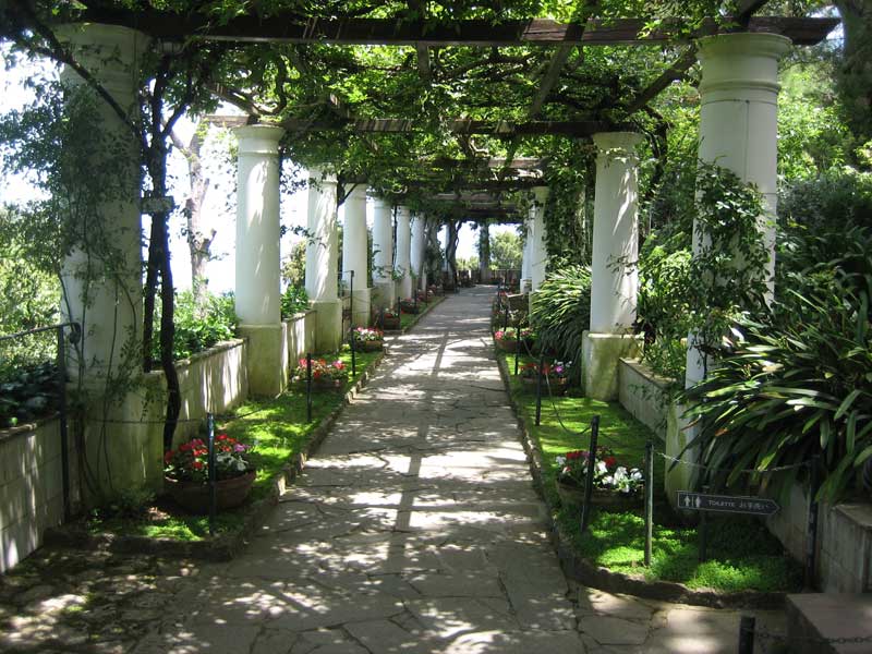 Gardens, Villa San Michele, Anacapri, Capri Self Guided Tour