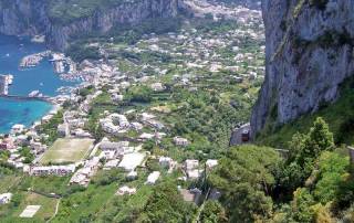 Villa San Michele view of Capri