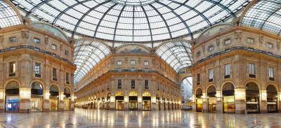 Vittorio Emanuele Gallery, Shopping Mall, Milan