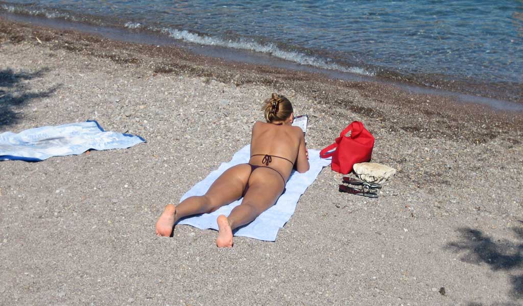 Beach String Bikini, Patmos Visit
