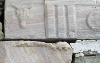 Carved Marble Blocks, Delos Day Trip