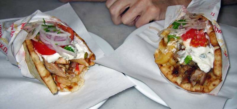 Gryos with Fries, Athens Visit