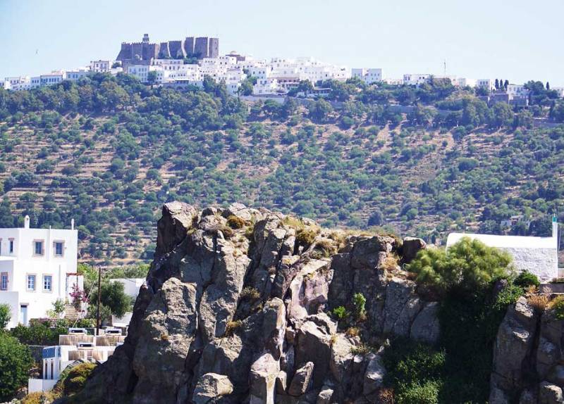 St John Monastery on hill top Chora, Patmos Visit