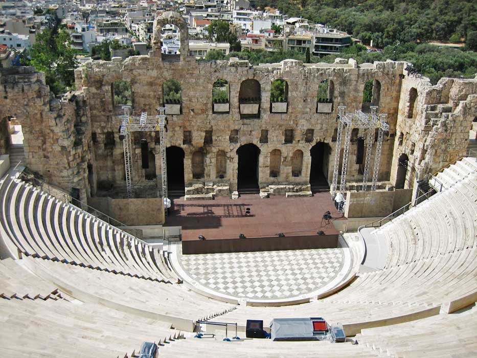 Theater of Herod Atticus, Athens Visit