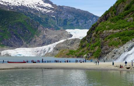 Mendenhall Glacier & Falls Sandbar, Star Princess Alaska Cruise