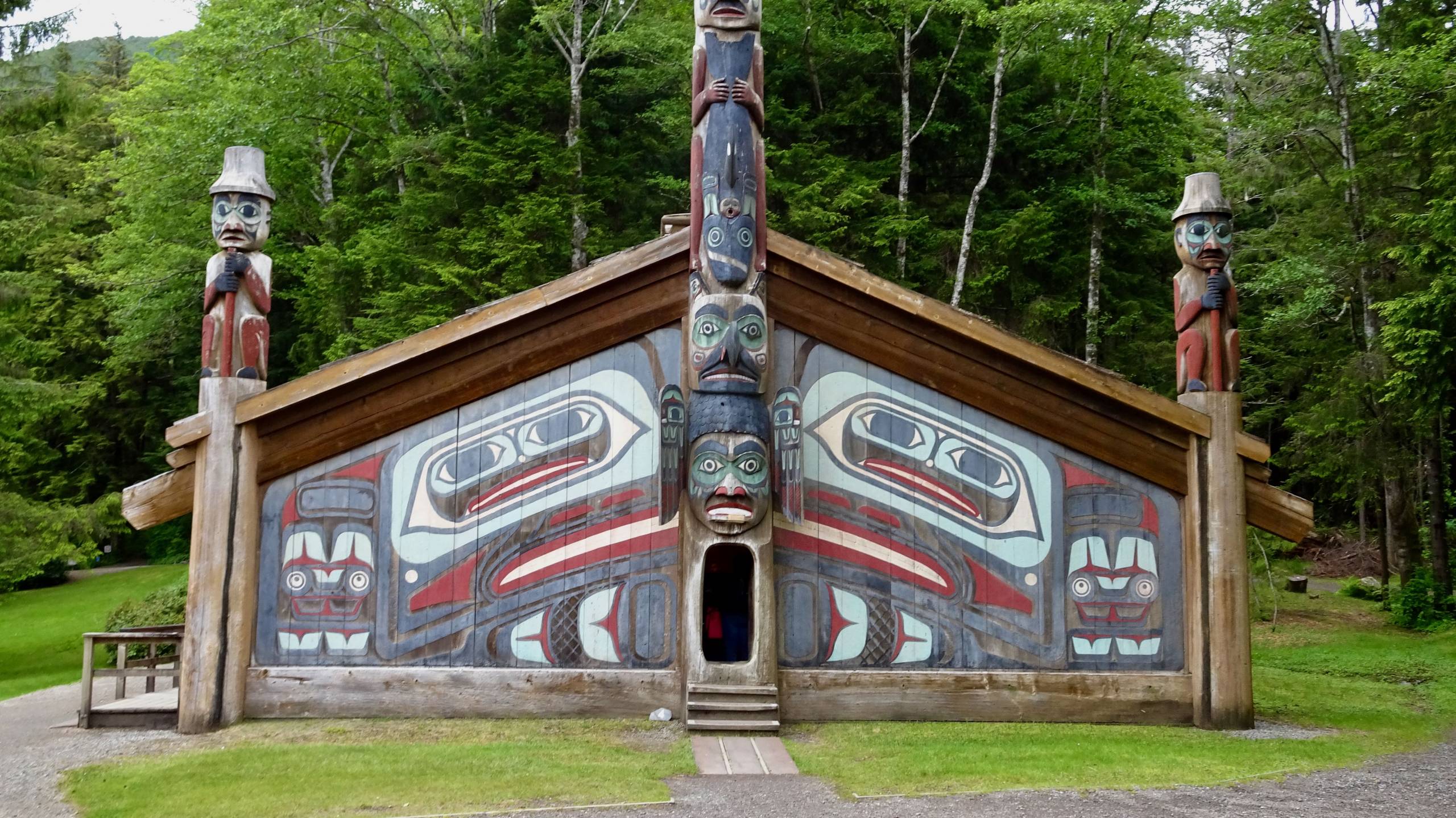 Totem Bight Clan House, Ketchikan, Star Princess Alaska Cruise