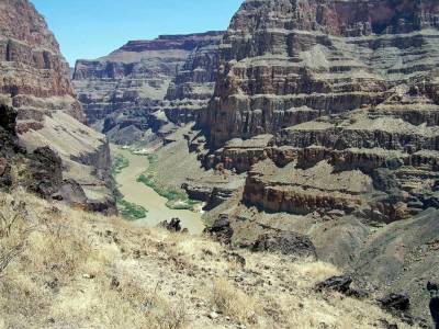 Colorado River from North Rim, Visit Grand Canyon
