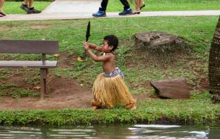 Aspiring Performer Practicing, Polynesian Cultural Center