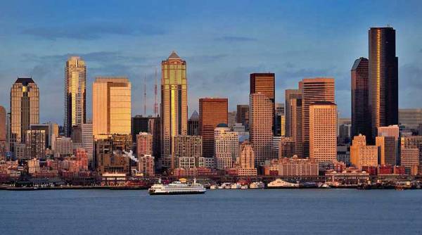 Seattle Skyline-from Puget Sound, Visit Seattle