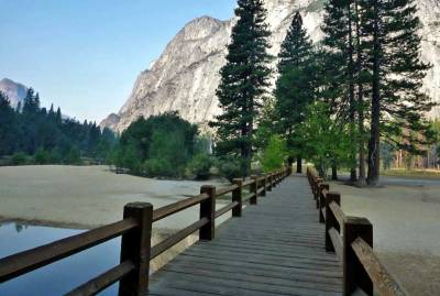Swinging Bridge, Yosemite Valley, Visit Yosemite
